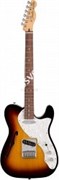 FENDER DLX TELE THINLINE PF 3TSB электрогитара Deluxe Thinline Tele, 3-х цветный санберст, накладка грифа Пао Ферро