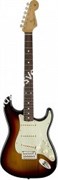 FENDER 60'S STRATOCASTER PF 3TS W/GIG электрогитара '60 Stratocaster, 3-х цветный санберст, накладка грифа Пао Ферро