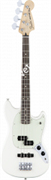 FENDER MUSTANG BASS PJ PF OWT бас-гитара MUSTANG BASS PJ, цвет олимпик уайт, накладка грифа Пао Ферро
