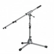 K&amp;M 25900-370-87 низкая микрофонная стойка журавль, металлические узлы, высота 425-645 мм, длина журавля 470-775 мм, Soft Touch