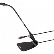 SHURE CVG12D-B/C конденсаторный кардиоидный микрофон на гибком держателе, с подставкой, встроенный преамп, черный, длина 30 см.