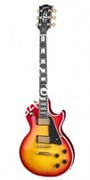 GIBSON CUSTOM LES PAUL CUSTOM HERITAGE CHERRY SUNBURST электрогитара с кейсом, цвет санберст, фурнитура Gold