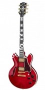 GIBSON CUSTOM CS-356 FADED CHERRY полуакустическая электрогитара с кейсом, цвет вишневый, фурнитура Gold