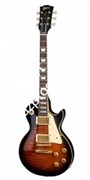 GIBSON CUSTOM LES PAUL STANDARD LIGHTLY FIGURED TOP AMBER SUNSET электрогитара с кейсом, цвет санберст, фурнитура Gold