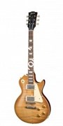 GIBSON CUSTOM LES PAUL STANDARD FIGURED TOP COOPER BURST электрогитара с кейсом, цвет медный берст, фурнитура никель