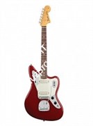FENDER AM PRO JAGUAR RW Candy Apple Red электрогитара Jaguar, цвет красный металлик, накладка грифа палисандр