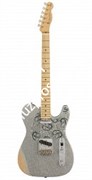 FENDER Brad Paisley Road Worn Telecaster®, Maple Fingerboard, Silver Sparkle электрогитара