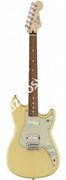 FENDER Duo-Sonic HS Pau Ferro Fingerboard Canary Diamond электрогитара Duo-Sonic HS, цвет канарский бриллиант, накладка грифа
