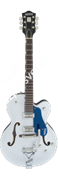 GRETSCH GUITARS G6118T Players Edition Anniversary Bigsby®, Filter&#39;Tron Pickups, 2-Tone Iridium Silver/Azure Metallic полуакусти