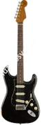 FENDER LIMITED EDITION RELIC ROASTED DUAL-MAG STRAT, BLACK электрогитара RELIC ROASTED DUAL-MAG STRAT, ограниченная серия