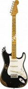 FENDER 2018 HEAVY RELIC® 1958 STRATOCASTER® - AGED BLACK Электрогитара с кейсом, цвет черный
