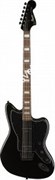 FENDER SQUIER DLX BARI JAZMSTER BLCKT электрогитара баритон Jazzmaster, цвет черный