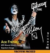GIBSON SEG-AFS ACE FREHLEY SIG. ELECTRIC .009-.046 струны для электрогитары, 0.009-0.046, именная модель Ace Frehley, никелерова