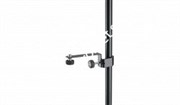 K&amp;M 23800-300-55 стальной держатель микрофона на микрофонную стойку, резьба 3/8, чёрный