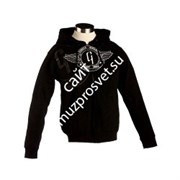 GIBSON LOGO WOMEN'S HOODIE XLARGE женская толстовка с капюшоном, размер XL, цвет чёрный
