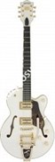 GRETSCH G6659TG-VWH BRDKSTR VINT WHT WC Полуакустическая гитара, Bigsby, цвет зеленый