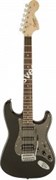 FENDER SQUIER AFFINITY STRATOCASTER HSS LRL MONTEGO BLACK METALLIC электрогитара, накладка лаурэль, цвет черный