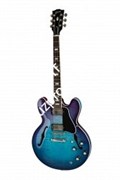 GIBSON 2019 ES-335 Figured, Blueberry Burst Blueberry Burst гитара полуакустическая, цвет санберст в комплекте кейс GIBSON 2019 ES-335 Figured, Blueberry Burst Blueberry Burst гитара полуакустическая, цвет санберст в комплекте кейс