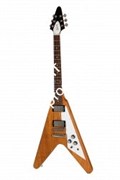 GIBSON Flying V Antique Natural электрогитара, цвет натуральный, в комплекте кейс GIBSON Flying V Antique Natural электрогитара, цвет натуральный, в комплекте кейс