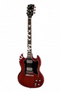 GIBSON SG Standard Heritage Cherry электрогитара, цвет вишневый, в комплекте кожаный чехол GIBSON SG Standard Heritage Cherry электрогитара, цвет вишневый, в комплекте кожаный чехол