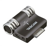 Tascam iM2 конденсаторный стерео микрофон для подключения к iPhone, iPad и iPod, чёрный