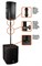 JBL POLE-GA стойка саб/сателлит с пневматической регулировкой для STX, VRX, PRX и SRX818. Низ резьба M20, верх 35мм, высота 90-134см - фото 10407