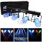 CHAUVET 4 Play комплект из 4 светодиодных эффектов 'лунный цветок' на Т-образной перекладине и транспортировочного чехла - фото 10579