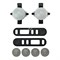 Держатель Action Bike Mount & Light Pack (черный) велосипедный - фото 110095