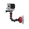 Держатель на присоске Suction Cup & GorillaPod Arm (черный/красный) - фото 110100