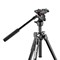 MK290LTA3-V штатив алюм. MT290LTA3 + головка MVH400AH  3/144/55,5/1,87/4 (сек/выс/слож/вес/нагр) черный - фото 111313