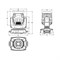 Involight LEDMH120S PRO - LED вращающаяся голова, белый светодиод 120 Вт (LED Engin), DMX-512 - фото 116302