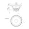 EIGHTEEN SOUND 18W1001/8 - 18" динамик НЧ, 8 Ом, 1000AES, чувст. 99dB, 37-4700Гц - фото 120048