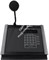 QSC PS-800H настенная пейджинговая станция Q-Sys, 8 программируемых кнопок (A-H); с ручным с микрофоном (H) - фото 132970