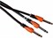 BESPECO SLYS2J180 Кабель готовый серии "SILOS", JACK stereo 6,3mm - 2 x JACK mono 6,3mm, длина 1,8м - фото 141961