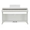 YAMAHA YDP-144WH - клавинова 88 кл. GHS, 10 тембров, 192 полиф., 3 педали, крышка кл., (белый) - фото 148841