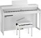 ROLAND HP702-WH - цифровое фортепиано, 88 кл. PHA-4 Standard, Цена без стенда, цвет белый - фото 159433