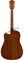 FENDER FA-125CE DREAD NATURAL WN электроакустическая гитара, цвет натуральный - фото 160996