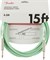 FENDER 15' OR INST CABLE SFG инструментальный кабель, зеленый, 15' (4,6 м) - фото 161557