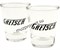 GRETSCH SHOT GLASS SET (2) комплект рюмок с лого Gretsch (2 шт.) - фото 162874