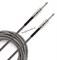 PLANET WAVES PW-BG-15BG 15FT CS BRAIDED INST CBL BK-GY инструментальный кабель, 4.57 м, цвет серый - фото 163027