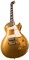 GIBSON Les Paul Standard 50s P-90 Goldtop электрогитара, цвет золотой, в комплекте кейс - фото 163176