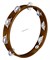MEINL TA1A-AB TRADITIONAL WOOD TAMBOURINE, ALUMINUM JINGLES тамбурин, цвет коричневый - фото 163975