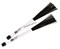 MEINL CB2 RETRACTABLE CAJON BRUSH выдвижные щётки для кахона, нейлон, цвет белый/чёрный - фото 164150