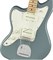 FENDER AM PRO JZMSTR MN SNG LH электрогитара (левосторонняя модель), цвет серый, кейс в комплекте - фото 164604