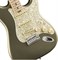 FENDER AM ELITE STRAT MN SATIN JPM электрогитара, цвет зеленый металлик, в комплекте кейс - фото 164646