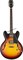 GIBSON 2019 ES-335 SATIN SUNSET BURST полуакустическая электрогитара, цвет санберст, в комплекте кейс - фото 165733