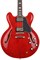 GIBSON 2019 ES-335 FIGURED SIXTIES CHERRY полуакустическая электрогитара, цвет вишневый, в комплекте кейс - фото 165817