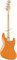 FENDER PLAYER JAZZ BASS® LEFT-HANDED, PAU FERRO FINGERBOARD, CAPRI ORANGE левосторонняя 4-струнная бас-гитара, цвет оранжевый - фото 166982