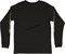 FENDER CAMO LOGO L/S T-SHIRT, BLK XL футболка с длинным рукавом, цвет чёрный, размер XL - фото 167280