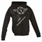 GIBSON LOGO MEN'S HOODIE MEDIUM мужская толстовка с капюшоном, размер M, цвет чёрный - фото 18502